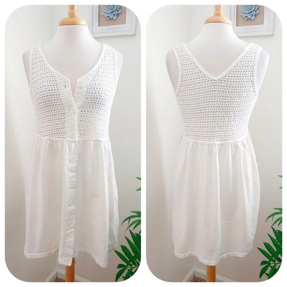 white christmas dresses Celie Crochet Lace Mini Dress main image 1